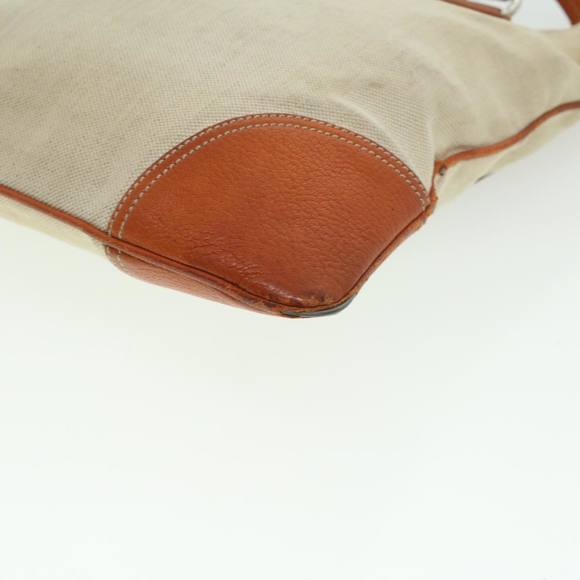 PRADA Tote Bag Canvas Orange Auth ti937 - Picture 10 of 16